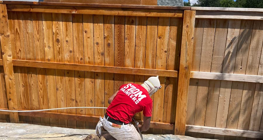 Fence Staining