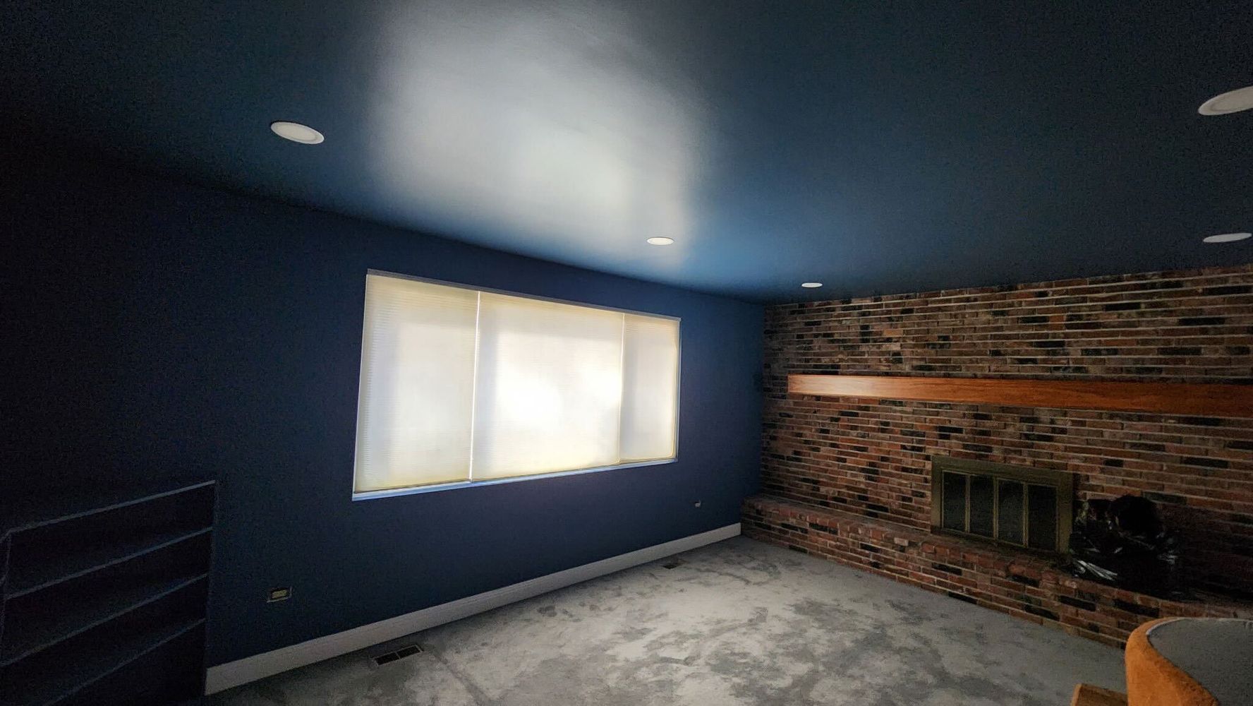 Deep Navy Living Room Refresh