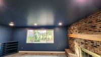 Navy Blue Walls and Ceiling Painting