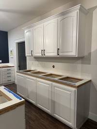 White Kitchen Cabinet Painting
