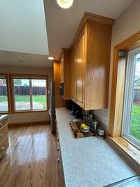 Natural Wood Cabinet Refresh