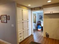 White Kitchen Cabinet Painting Detail