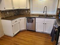 White Pantry Cabinet Refinishing