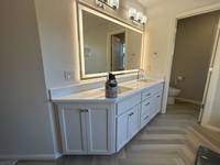 Double Vanity Cabinet Painting