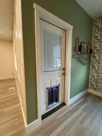 green-entryway-accent-wall-painting