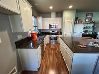 Painted Kitchen Cabinets and Island