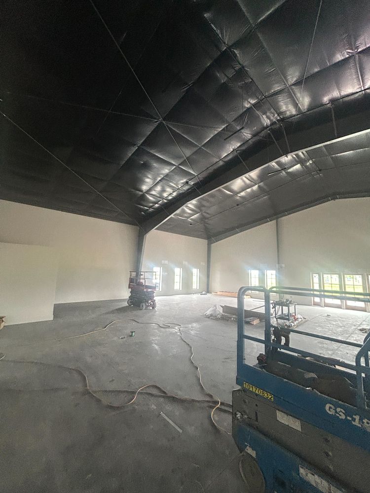 Commercial Interior Painting & Exposed Ceiling Finish