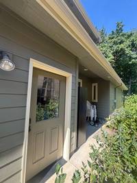 Green Craftsman Side Entry Exterior
