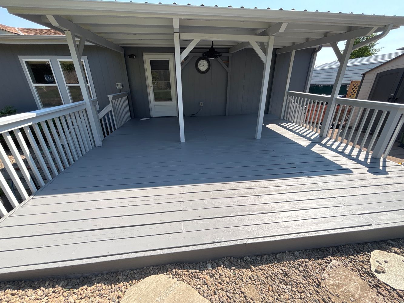 Backyard Porch & Deck Painting
