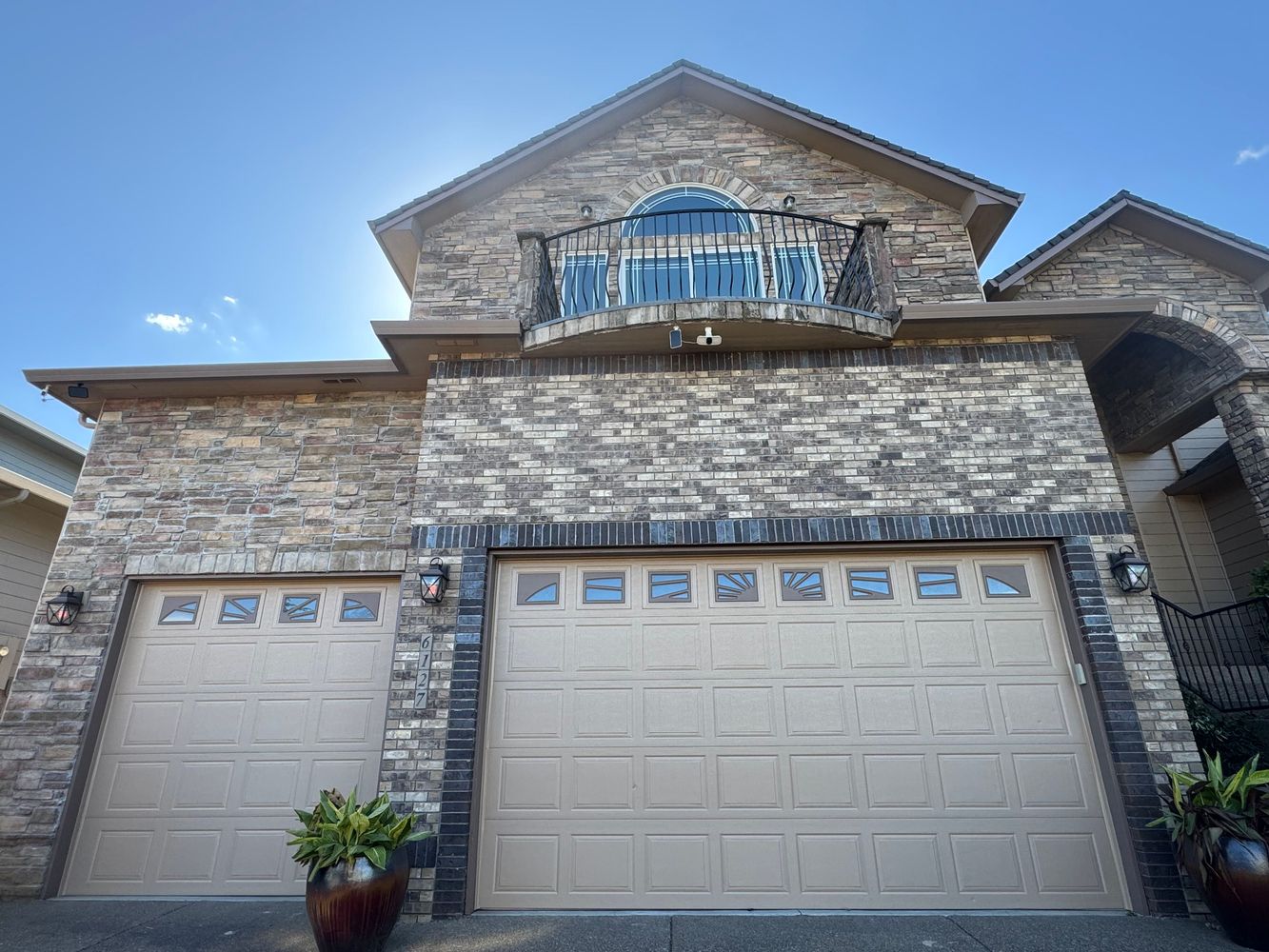 Warm Stone Exterior Home Refresh