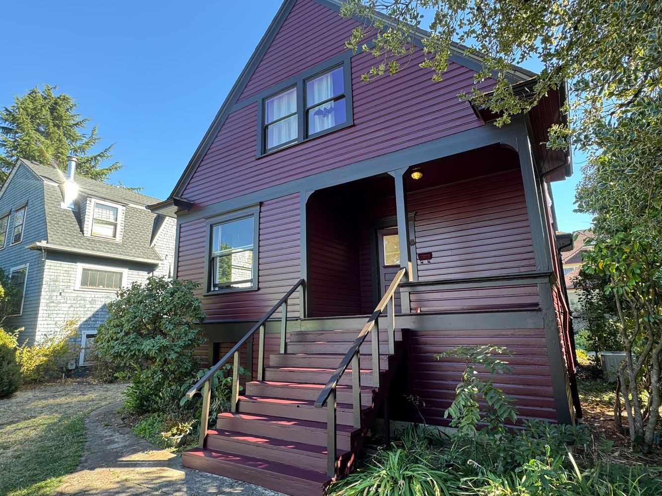 Classic Red Home Exterior Painting