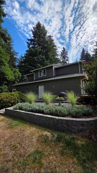 gray-house-exterior-painting-with-deck.jpg gray-home-exterior-painting-garden-view