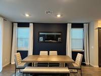 A new coat of paint and modern decor transforms the space into a welcoming