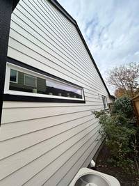 Freshly Painted Exterior Siding & Trim